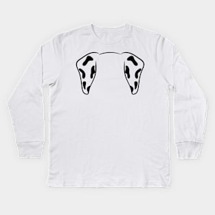 Dog ears Kids Long Sleeve T-Shirt